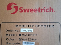 Scootmobiel, sweetrich, max sport, rood - afbeelding 3 van  11