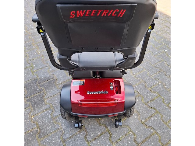 Scootmobiel, sweetrich, max sport, rood - afbeelding 8 van  11