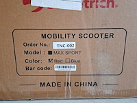 Scootmobiel, sweetrich, max sport, rood - afbeelding 3 van  11