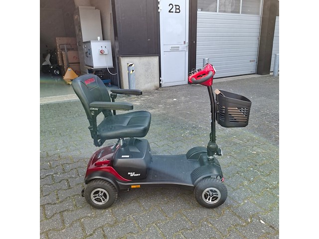 Scootmobiel, sweetrich, max sport, rood - afbeelding 6 van  11