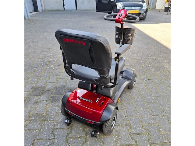 Scootmobiel, sweetrich, max sport, rood - afbeelding 8 van  11
