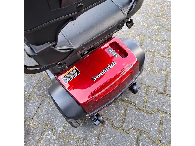 Scootmobiel, sweetrich, max sport, rood - afbeelding 9 van  11