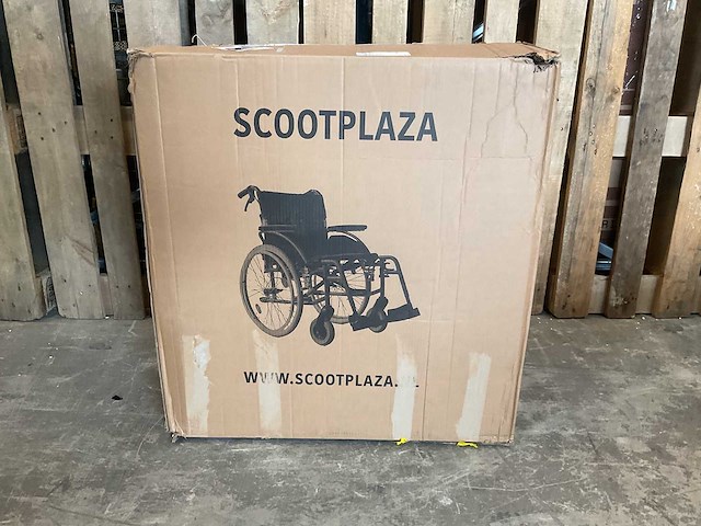 Scootplaza - plaza motion pl5 rood - rolstoel - afbeelding 1 van  3