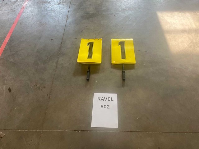 Scorebord op handvat (2x) - afbeelding 1 van  1