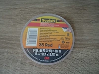 Scotch - 35 red - rol isolatietape (16x)