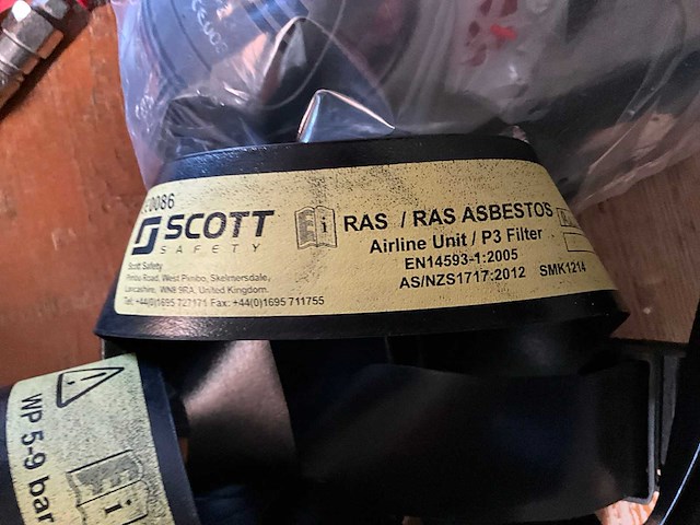 Scott ras asbestos ademluchtsysteem - afbeelding 6 van  6