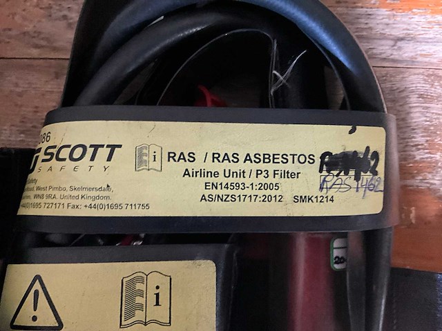 Scott ras asbestos ademluchtsysteem - afbeelding 6 van  6