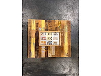 Scrapwood fotolijst 34x30 cm. - afbeelding 1 van  2