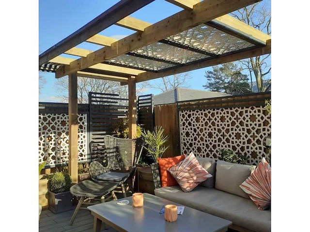 Screens with envy - alhambra - scherm - terrace screen 5mm (2x) - afbeelding 3 van  3