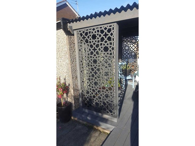 Screens with envy - alhambra - scherm - terrace-screens 5mm (3x) - afbeelding 6 van  7
