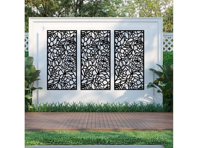 Screens with envy - bloom - scherm - terrace screen 5mm (3x) - afbeelding 1 van  5