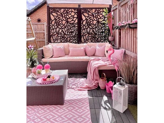 Screens with envy - bloom - scherm - terrace screen 5mm (3x) - afbeelding 2 van  5