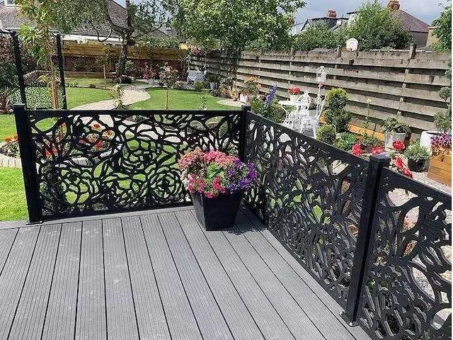 Screens with envy - bloom - scherm - terrace screen 5mm (3x) - afbeelding 4 van  4