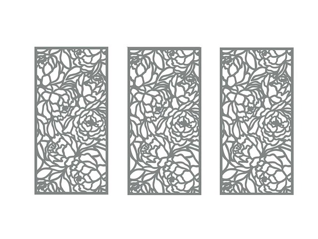 Screens with envy - bloom - scherm - terrace-screens 16mm (3x) - afbeelding 1 van  4