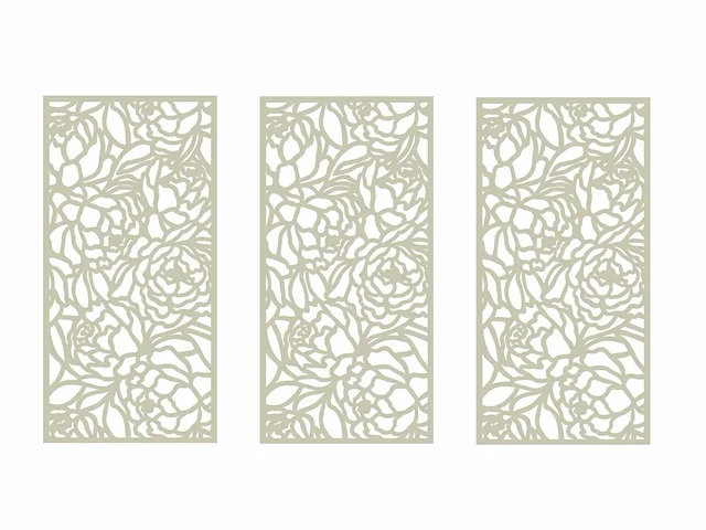 Screens with envy - bloom - sherm - terrace-screens 5mm (3x) - afbeelding 1 van  4