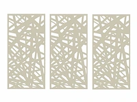Screens with envy - kerplunk - scherm - terrace-screens 5mm (3x) - afbeelding 1 van  3