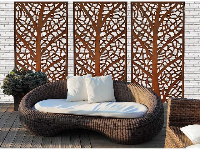 Screens with envy - l'arbre - scherm - terrace-screens (3x) - afbeelding 1 van  2