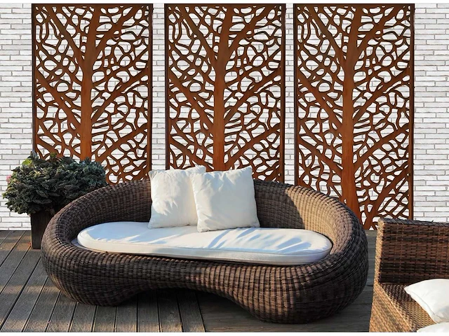 Screens with envy - l'arbre - scherm - terrace-screens (3x) - afbeelding 4 van  5