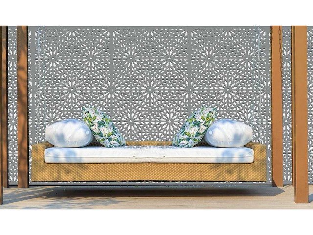 Screens with envy - moucharabiya - scherm - terrace screen 16mm (2x) - afbeelding 6 van  6