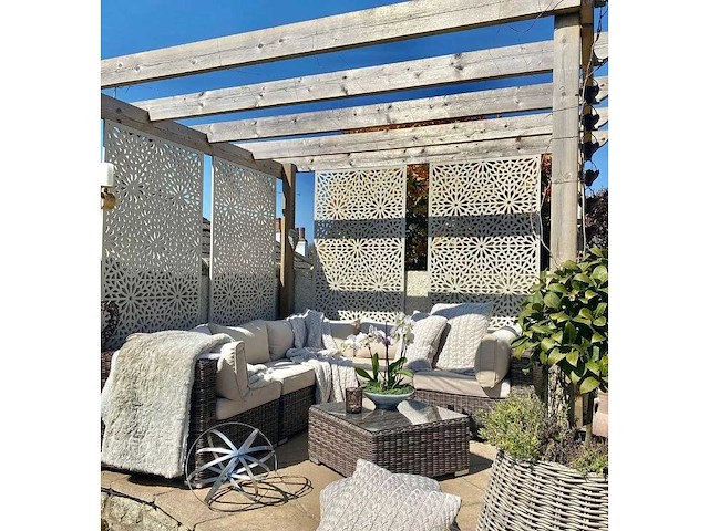 Screens with envy - moucharabiya - scherm - terrace screen 16mm (2x) - afbeelding 2 van  6