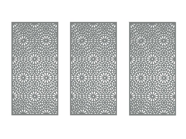 Screens with envy - moucharabiya - scherm - terrace-screens 16mm (3x) - afbeelding 1 van  2