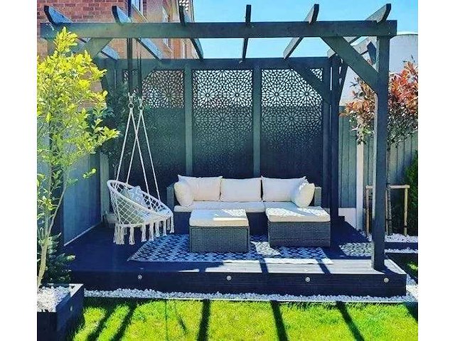 Screens with envy - moucharabiya - scherm - terrace-screens 5mm (3x) - afbeelding 4 van  5