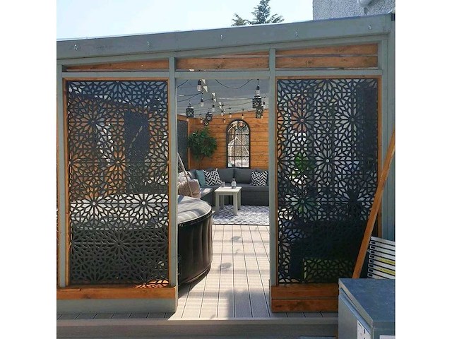 Screens with envy - moucharabiya - scherm - terrace-screens 5mm (3x) - afbeelding 5 van  5
