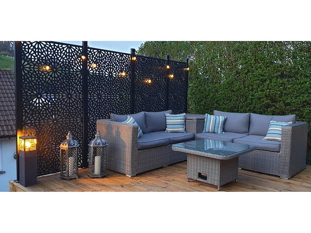 Screens with envy - moucharabiya - scherm - terrace-screens 5mm (3x) - afbeelding 3 van  8