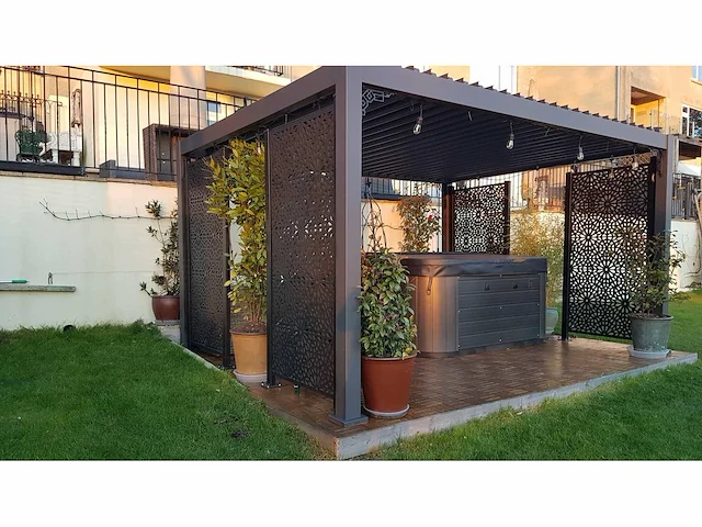 Screens with envy - moucharabiya - scherm - terrace-screens 5mm (3x) - afbeelding 4 van  8