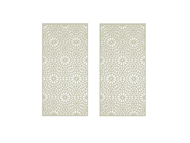Screens with envy - moucharabiya terrasscherm 1800x900x5mm (2x) - afbeelding 1 van  3