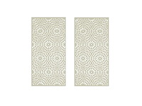 Screens with envy - moucharabiya terrasscherm 1800x900x5mm (2x) - afbeelding 1 van  3