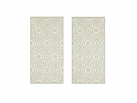 Screens with envy - moucharabiya terrasscherm 1800x900x5mm (2x)