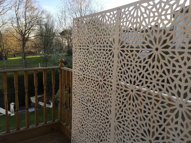 Screens with envy - moucharabiya terrasscherm 1800x900x5mm (2x) - afbeelding 3 van  3