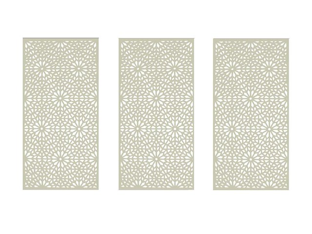 Screens with envy - moucharabiya terrasscherm 1800x900x5mm (3x) - afbeelding 1 van  2