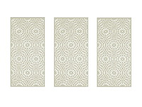 Screens with envy - moucharabiya terrasscherm 1800x900x5mm (3x) - afbeelding 1 van  2
