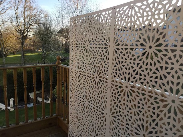 Screens with envy - moucharabiya terrasscherm 1800x900x5mm (3x) - afbeelding 2 van  2