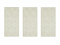 Screens with envy - moucharabiya terrasscherm 1800x900x5mm (3x)