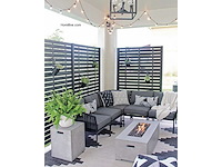 Screens with envy - slat - scherm - terrace screen (2x) - afbeelding 2 van  2