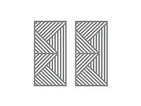 Screens with envy - vector - scherm - terrace screen 5mm (2x) - afbeelding 1 van  2