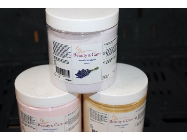 Scrubzout mix geleverd 300 gram 5 potjes in b12 - afbeelding 8 van  9