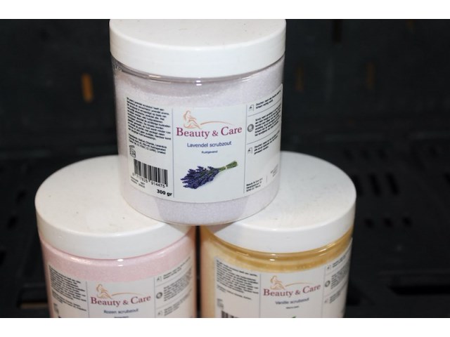 Scrubzout mix geleverd 300 gram 5 potjes in b12 - afbeelding 8 van  9