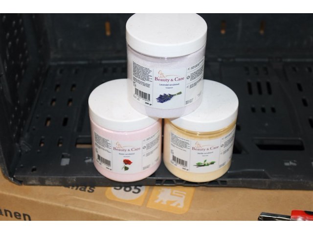 Scrubzout mix geleverd 300 gram 5 potjes in b12 - afbeelding 6 van  9