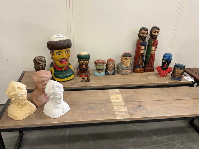 Sculpturen / gapers decoratiemateriaal (15x) - afbeelding 1 van  7