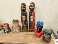 Sculpturen / gapers decoratiemateriaal (15x) - afbeelding 2 van  7
