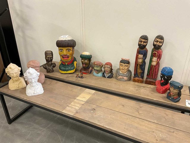 Sculpturen / gapers decoratiemateriaal (15x) - afbeelding 3 van  7
