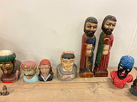 Sculpturen / gapers decoratiemateriaal (15x) - afbeelding 4 van  7