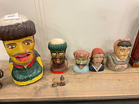 Sculpturen / gapers decoratiemateriaal (15x) - afbeelding 5 van  7