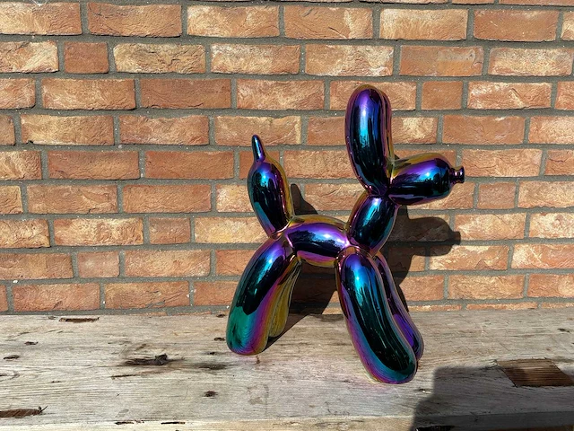 Sculptuur ballon dog - afbeelding 2 van  2