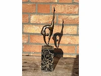 Sculptuur brons abstract