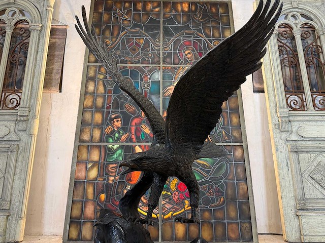 Sculptuur brons adelaar - afbeelding 2 van  6